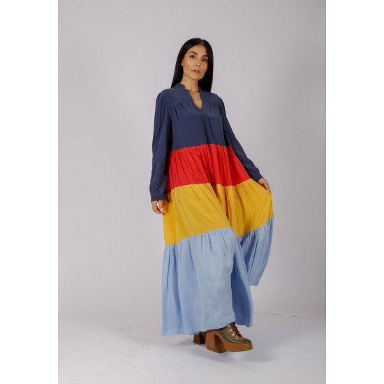 İPEK ELBİSE BOHO LOVES ELİF MISIRLI